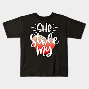 She Stole My Heart Kids T-Shirt